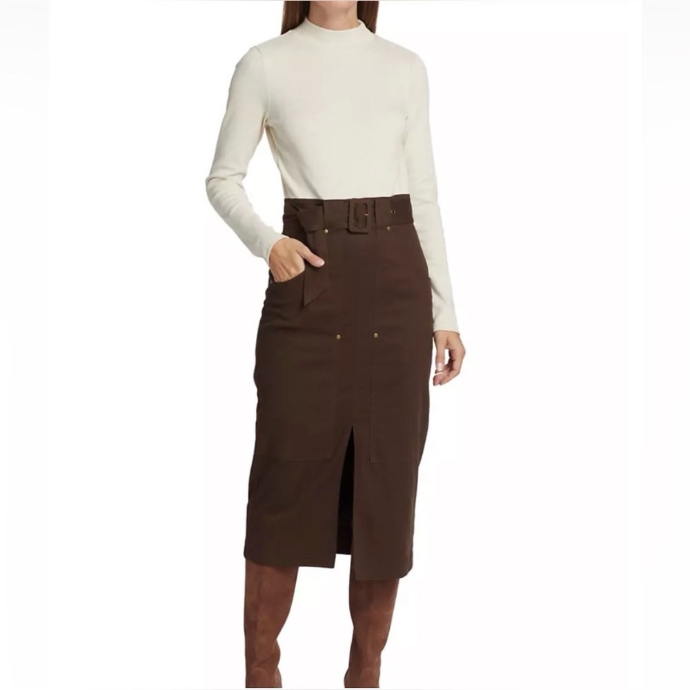 VERONICA BEARD
Oatmeal Brown Morrisey Dress S